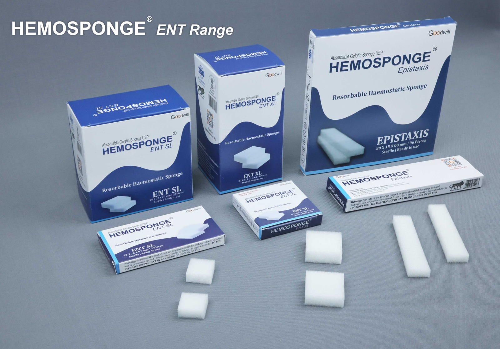 Non-irritant Hemostatic That Easily Fits to Small Cavities