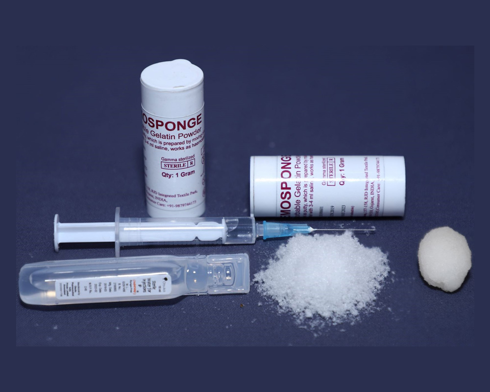 Hemostatic for Bleeding From Bones And Uneven  Surfaces